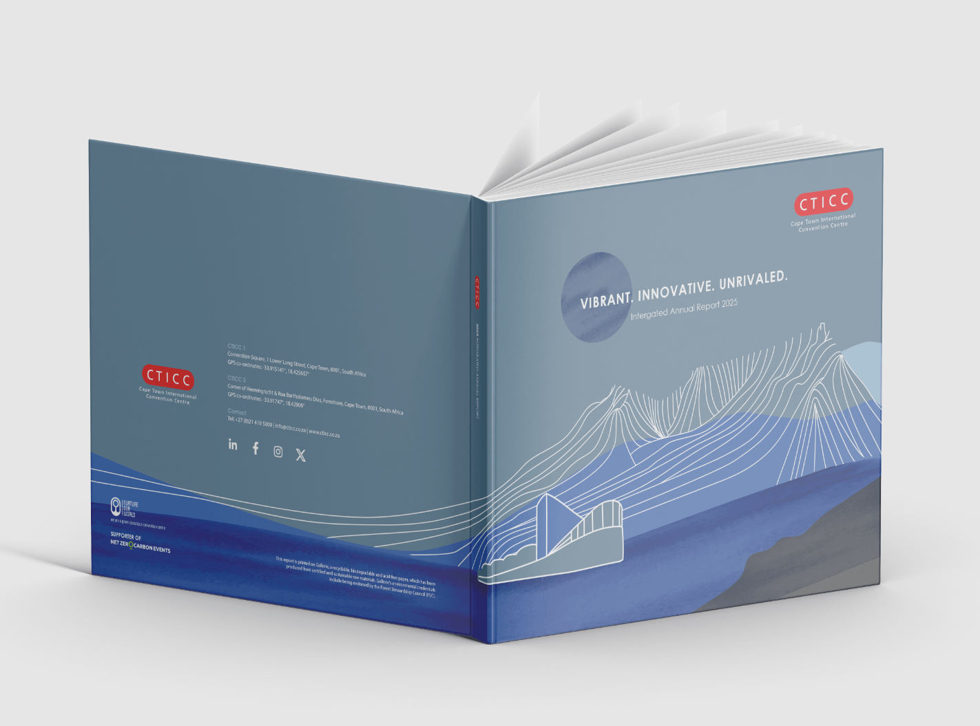 CTICC Integrated Annual Report 2025 | designed by Brandesign